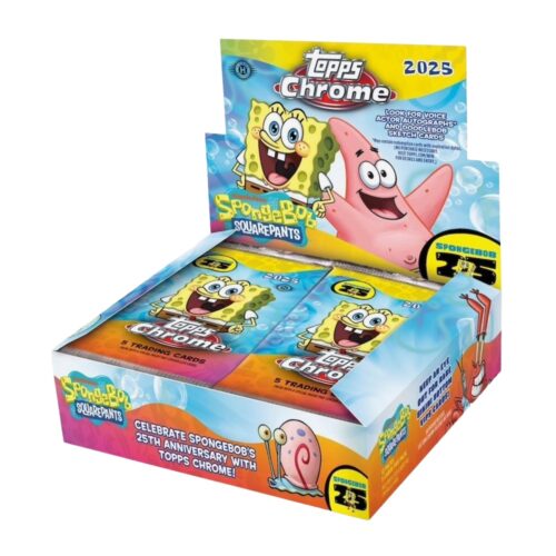 2025 Topps Chrome SpongeBob SquarePants 25th Guide