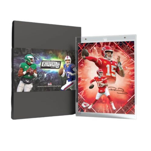 2025 Fanatics Under Wraps Emanate NFL Autographed Photo Football Checklist Guide