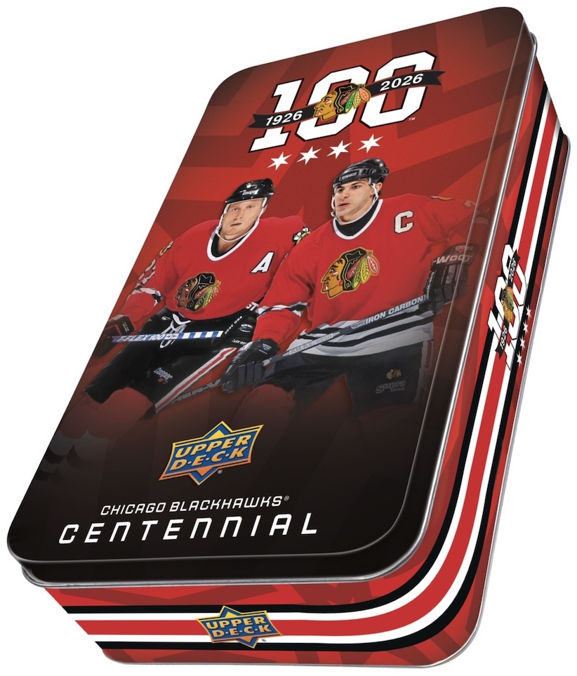 2025-26 Upper Deck Chicago Blackhawks Centennial Hockey Checklist Guide in-content 2
