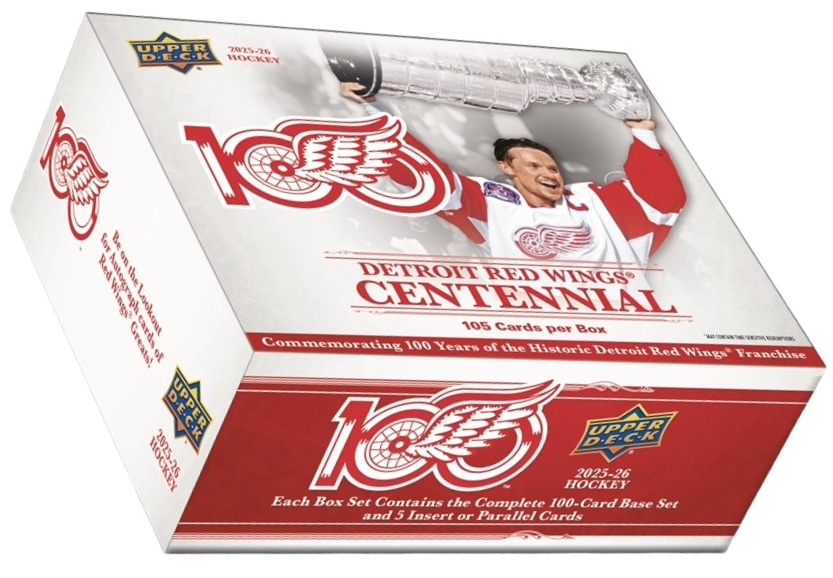 2025-26 Upper Deck Detroit Red Wings Centennial Hockey Checklist Guide in-content 1
