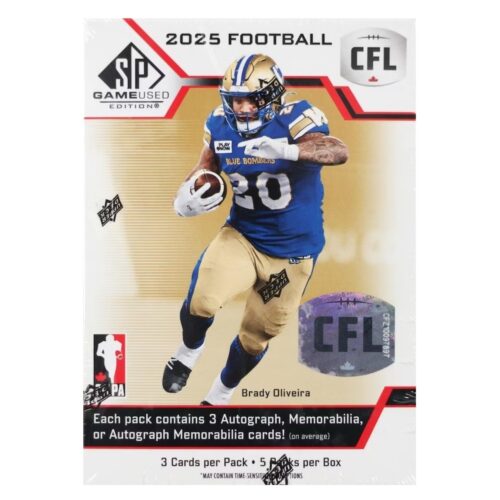 2025 SP Game Used CFL Football Checklist Guide