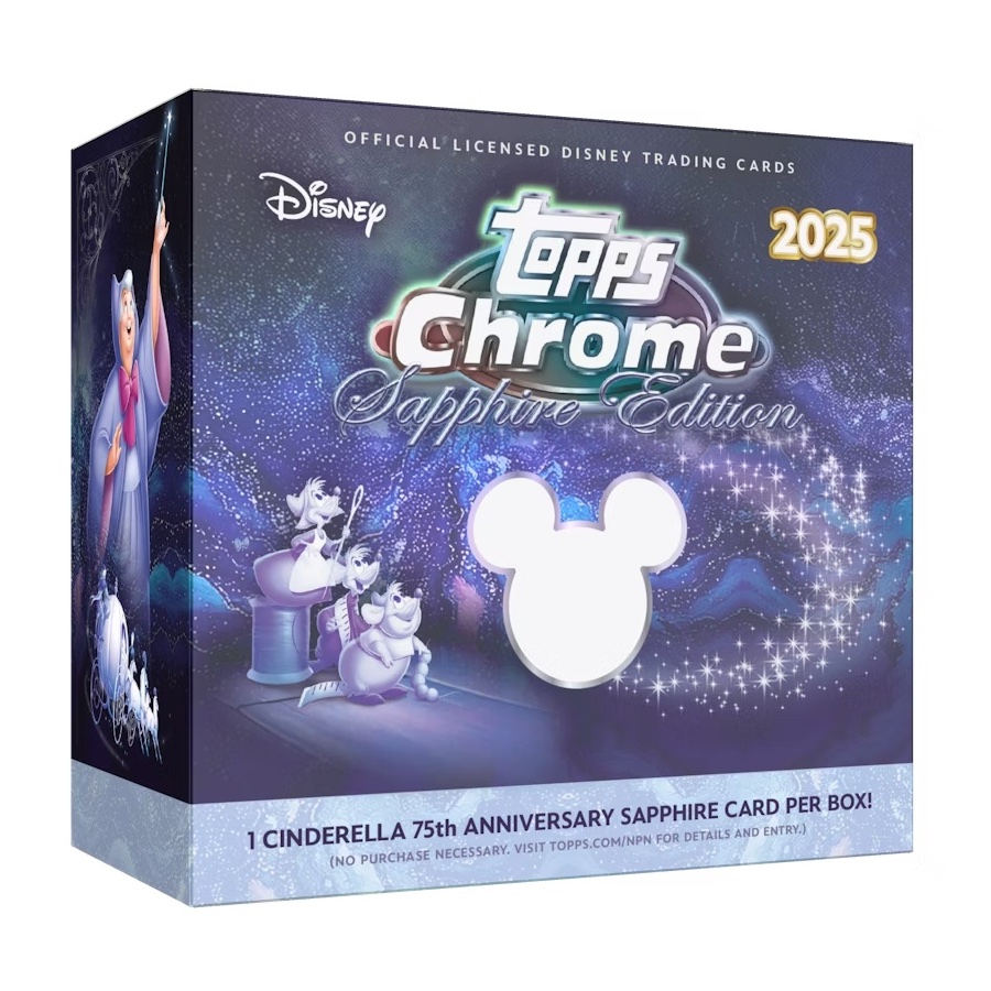 2025 Topps Chrome Sapphire Disney Checklist Guide