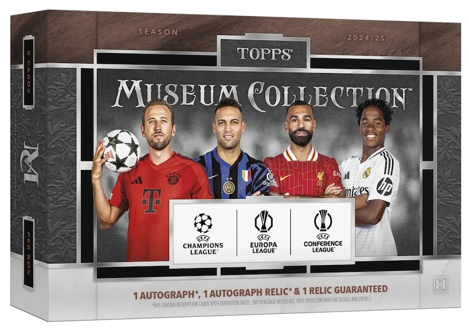 2024-25 Topps Museum Collection UEFA Club Competitions Soccer Guide in-content 1