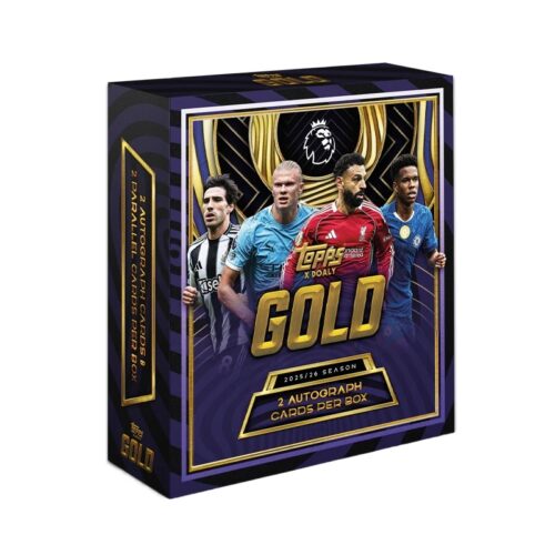 2025-26 Topps Gold Premier League Soccer Checklist Guide