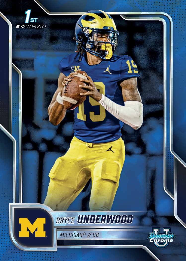 2025 Bowman University Chrome Sapphire Football Checklist Guide in-content 2