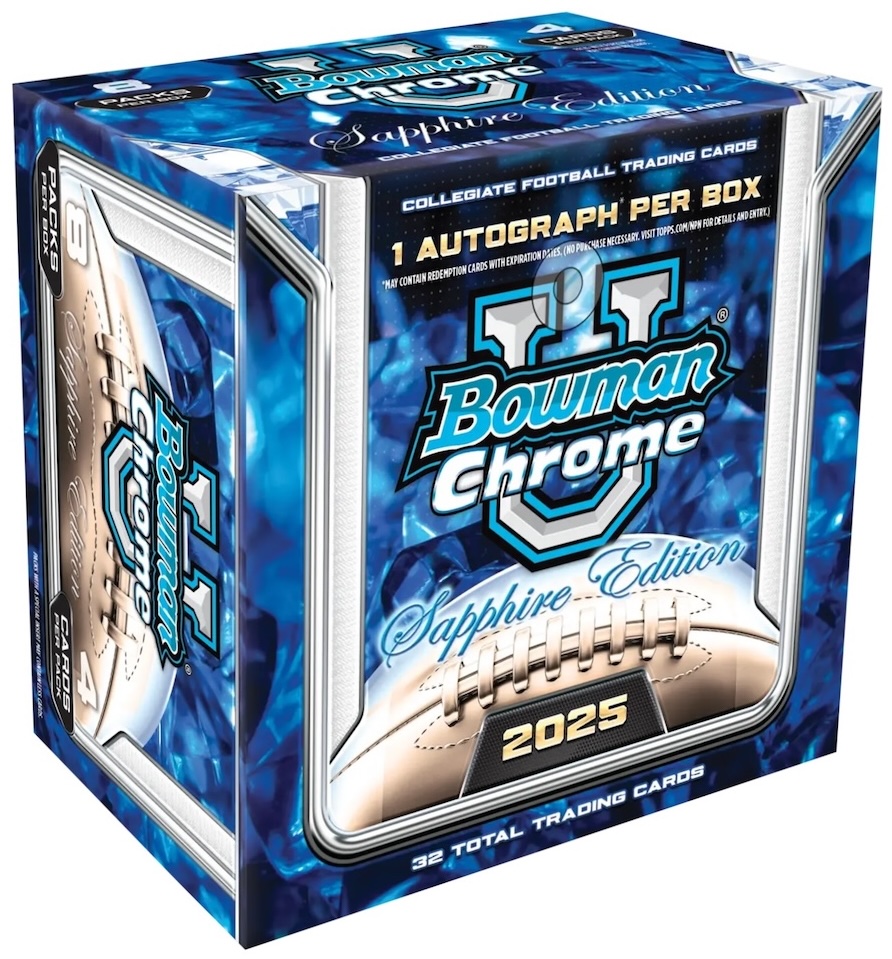 2025 Bowman University Chrome Sapphire Football Checklist Guide in-content 1