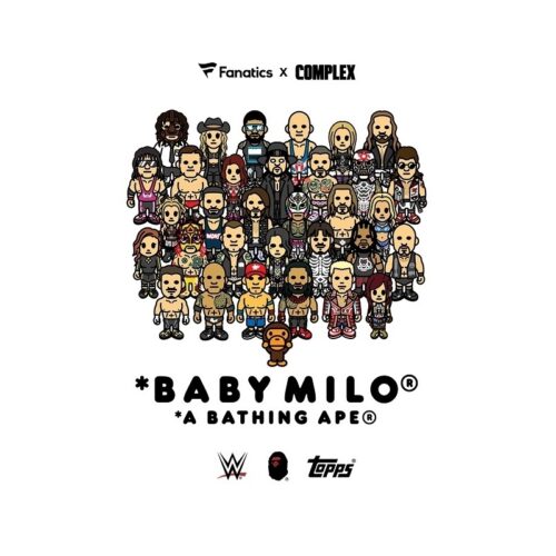 2025 Topps WWE X Bape Wrestling Checklist Guide