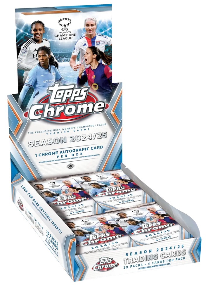 2024-25 Topps Chrome UEFA Women’s Champions League Soccer Guide in-content 1
