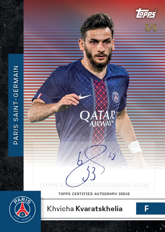 2025-26 Topps Paris Saint-Germain Team Set Soccer Checklist Guide in-content 7
