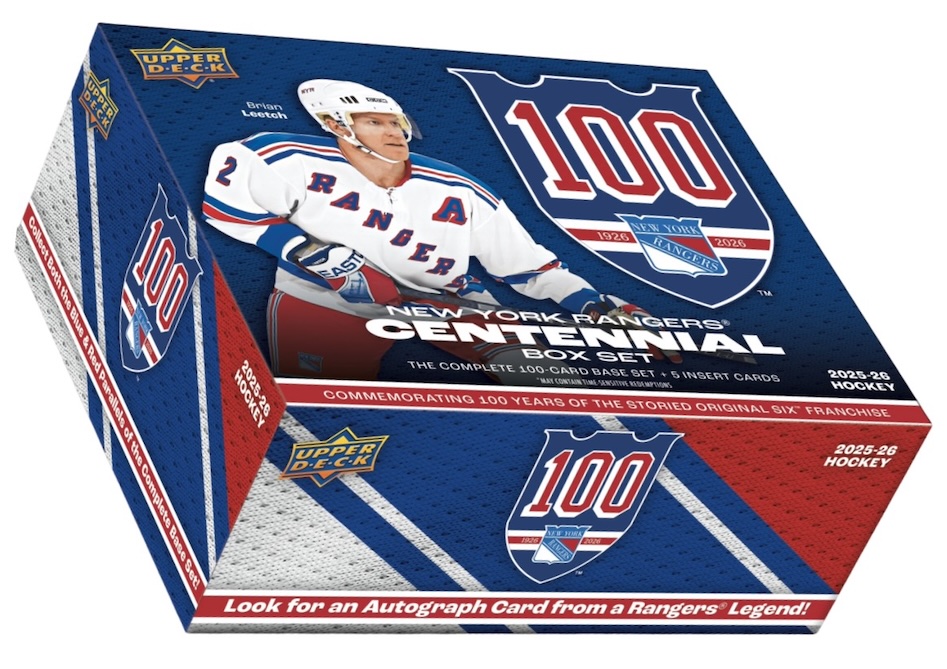 2025-26 Upper Deck New York Rangers Centennial Hockey Checklist Guide in-content 1