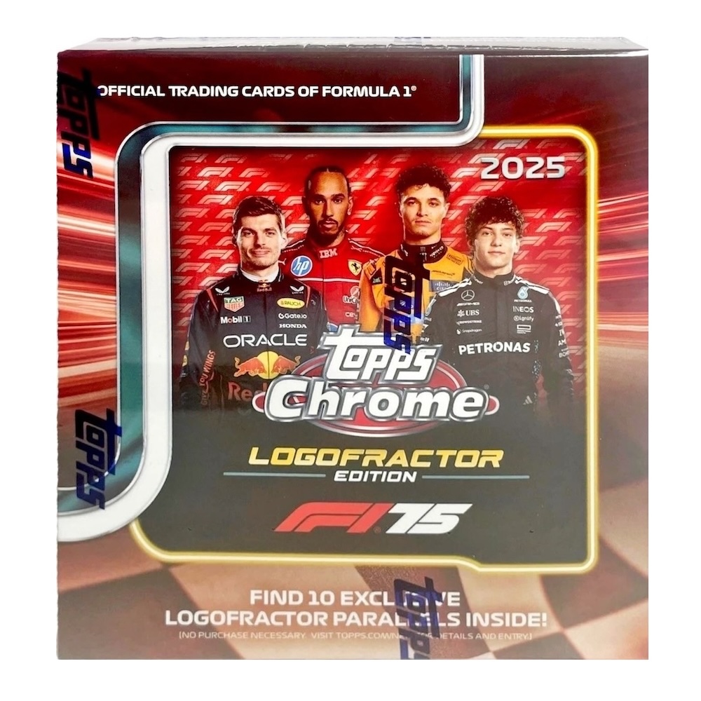 2025 Topps Chrome LogoFractor Formula 1 Racing Checklist Guide