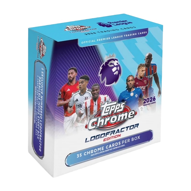 2025-26 Topps Chrome LogoFractor Premier League Soccer Guide