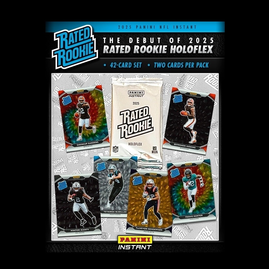 2025 Panini Instant Rated Rookie Holoflex Football Checklist Guide