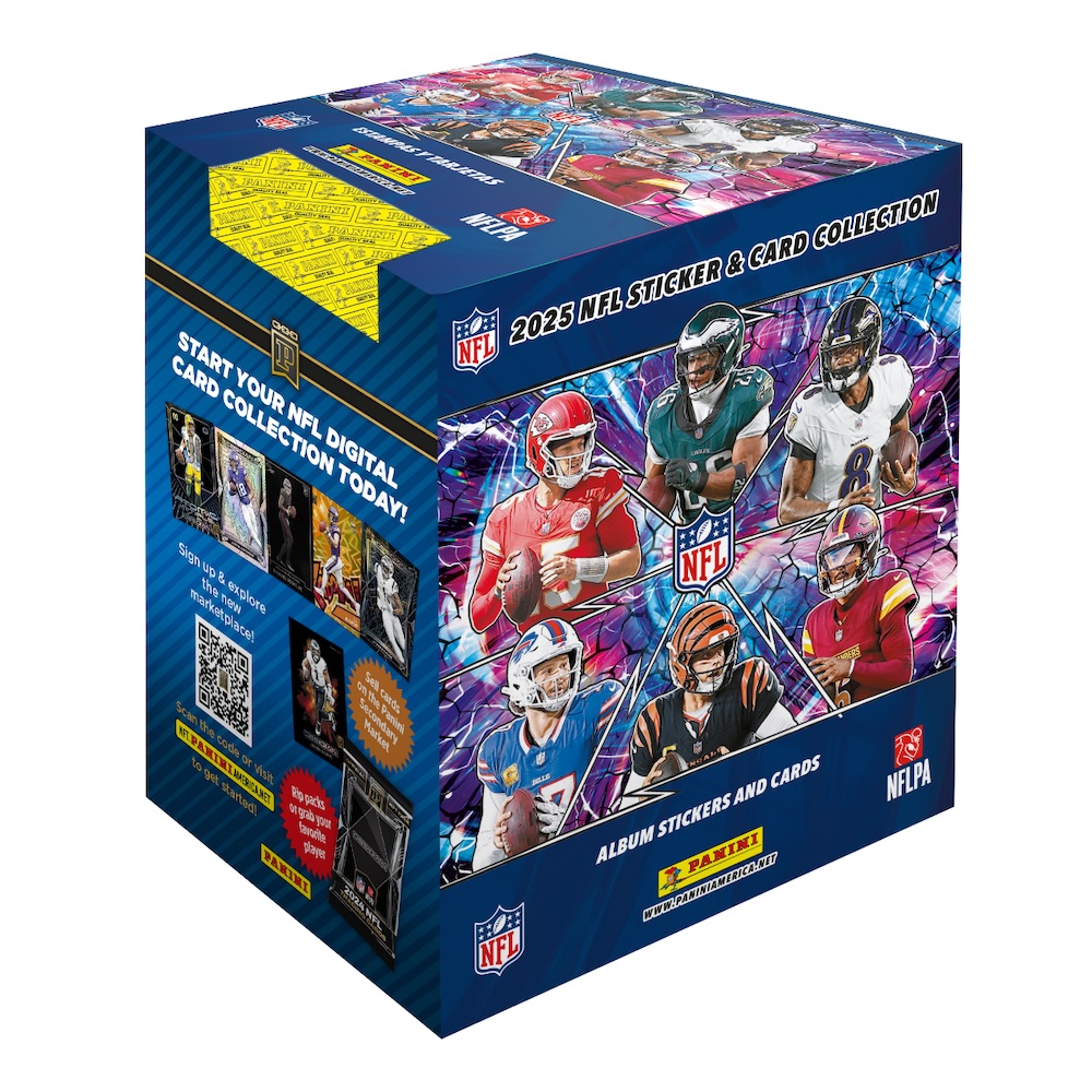 2025 Panini NFL Sticker & Card Collection Football Checklist Guide