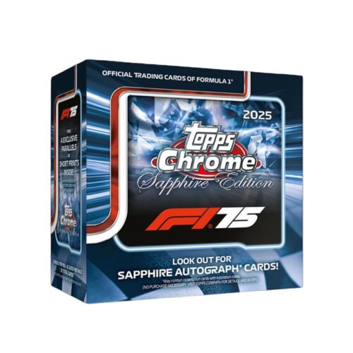 2025 Topps Chrome Sapphire Formula 1 Racing Checklist Guide