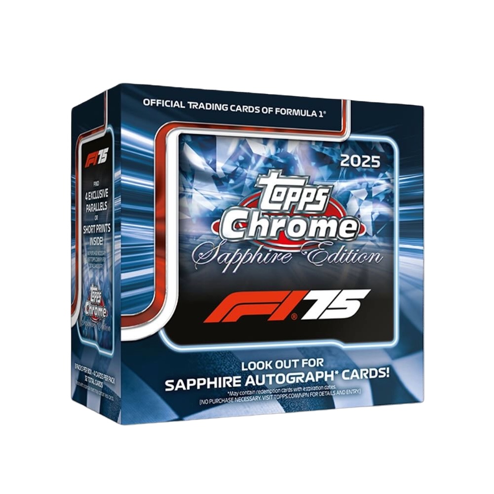 2025 Topps Chrome Sapphire Formula 1 Racing Checklist Guide