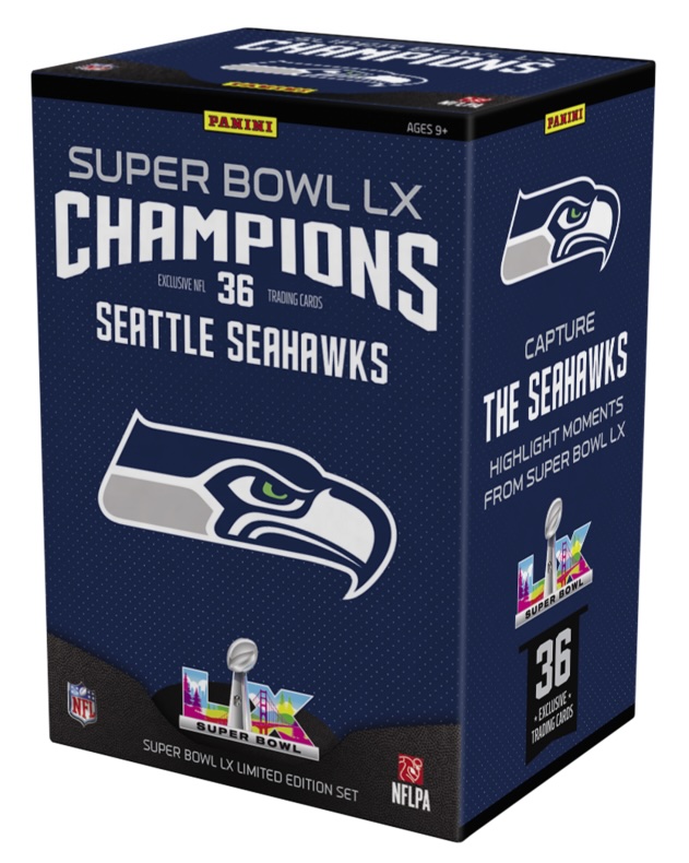 2026 Panini Seattle Seahawks Super Bowl LX Champions Box Set Football Guide in-content 1