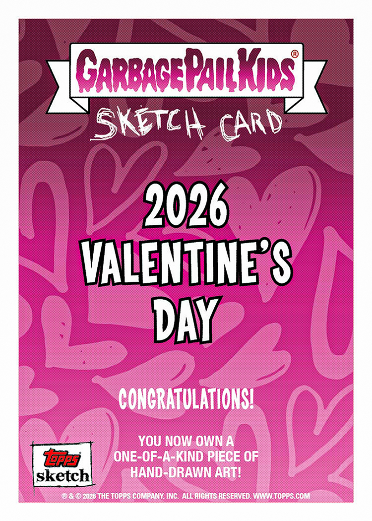 2026 Topps Garbage Pail Kids Valentine's Day Checklist Guide in-content 6