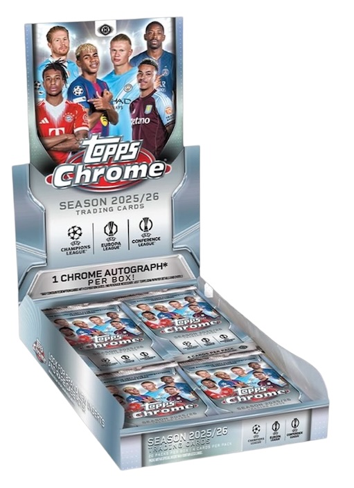 2025-26 Topps Chrome UEFA Club Competitions Soccer Guide