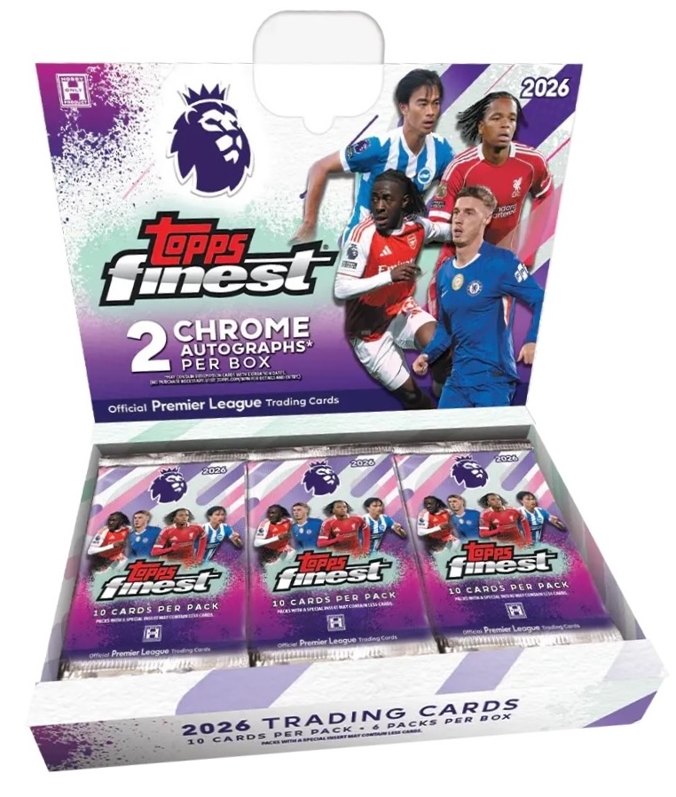 2025-26 Topps Finest Premier League Soccer Checklist Guide