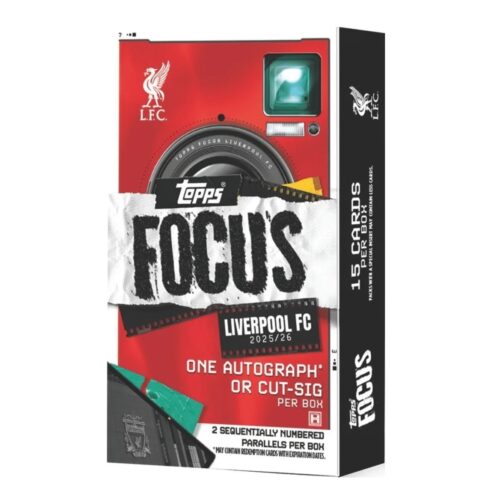 2025-26 Topps Focus Liverpool FC Soccer Checklist Guide