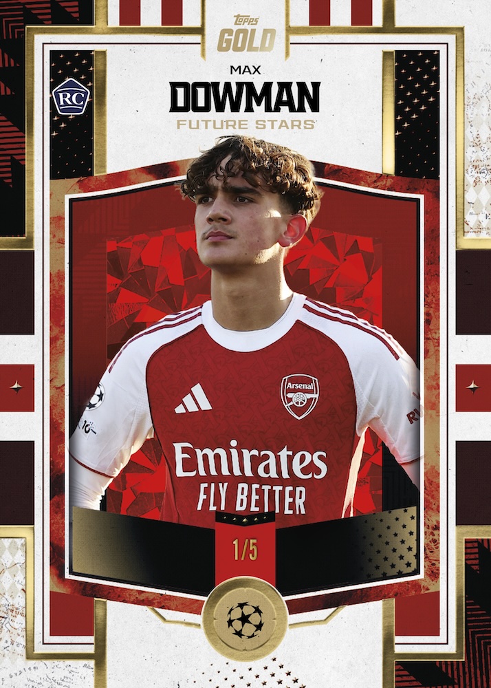 2025-26 Topps Gold UEFA Club Competitions Soccer Checklist Guide