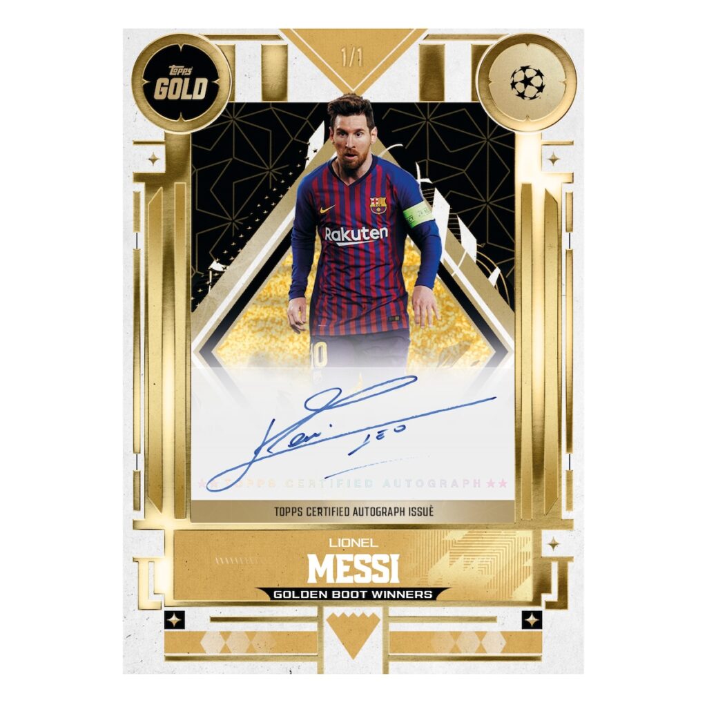 2025-26 Topps Gold UEFA Club Competitions Soccer Checklist Guide