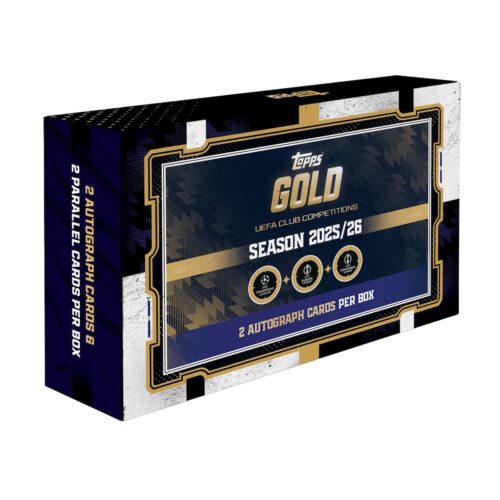 2025-26 Topps Gold UEFA Club Competitions Soccer Checklist Guide