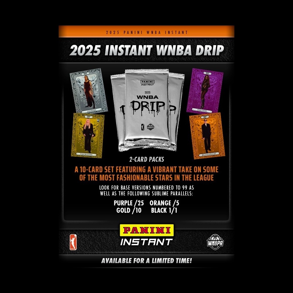 2025 Panini Instant WNBA Drip Basketball Checklist Guide