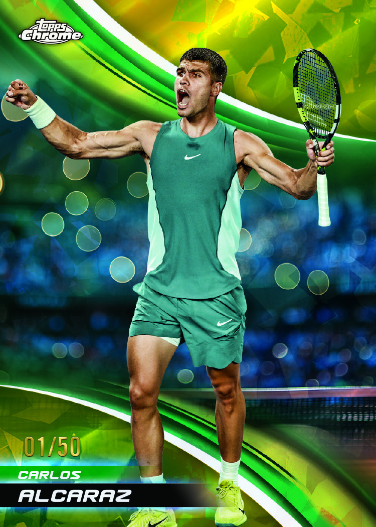 2025 Topps Chrome Sapphire Tennis Guide