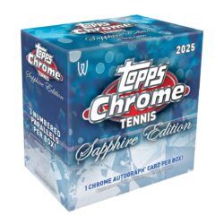 2025 Topps Chrome Sapphire Tennis Checklist Guide