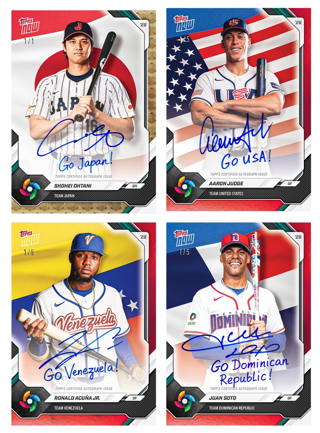 2026 Topps Now WBC Team Sets Baseball Checklist Guide in-content 9
