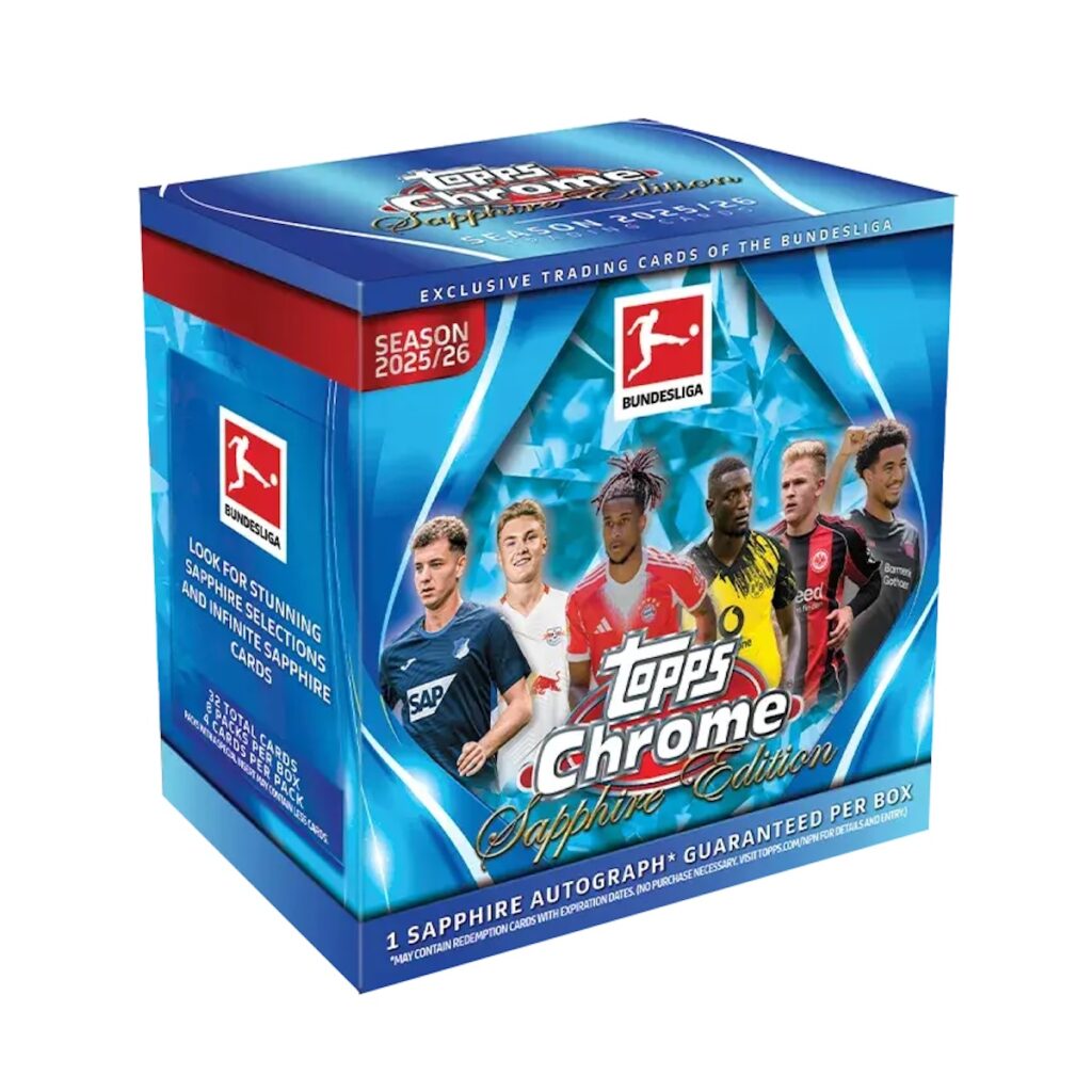 2025-26 Topps Chrome Sapphire Bundesliga Soccer Checklist Guide