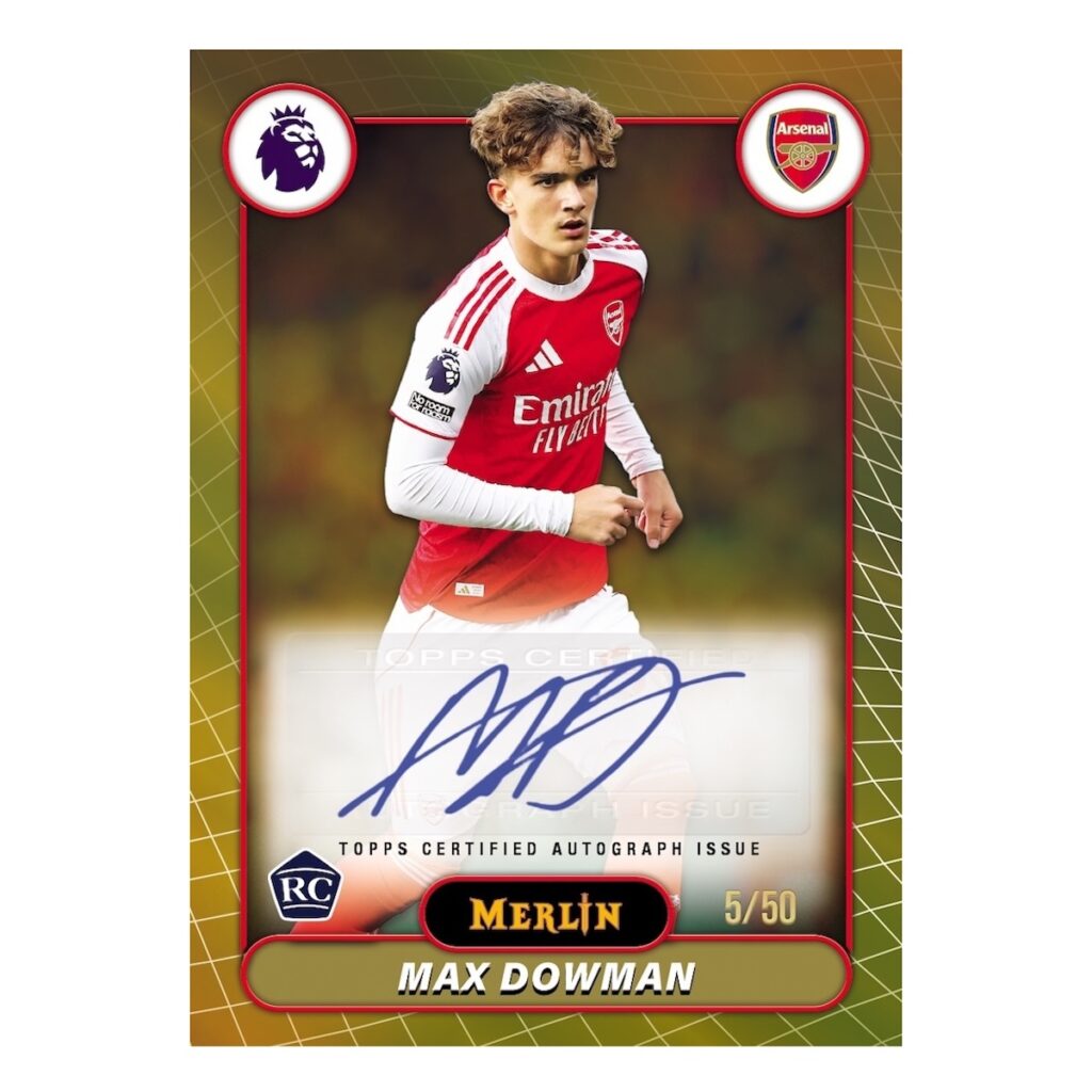 2025-26 Topps Merlin Premier League Soccer Guide