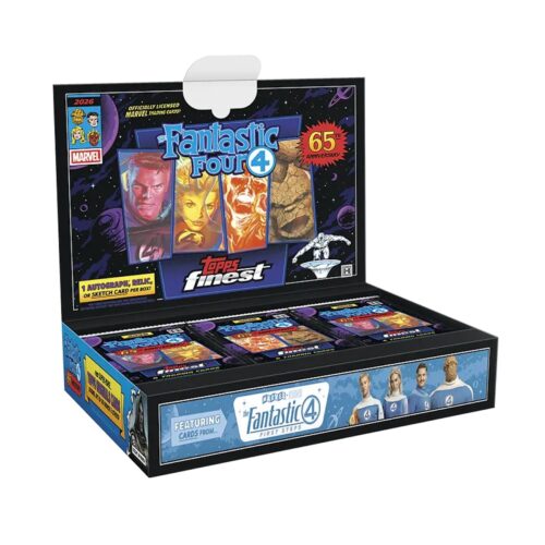 2026 Topps Finest Fantastic Four 65th Anniversary Checklist Guide