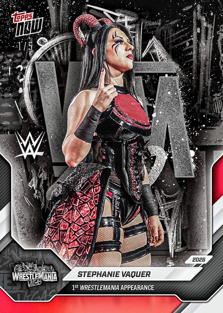 2026 Topps Now WrestleMania Vegas Wrestling Checklist Guide in-content 3