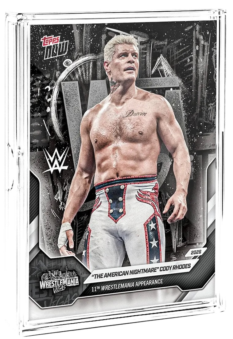 2026 Topps Now WrestleMania Vegas Wrestling Checklist Guide in-content 2