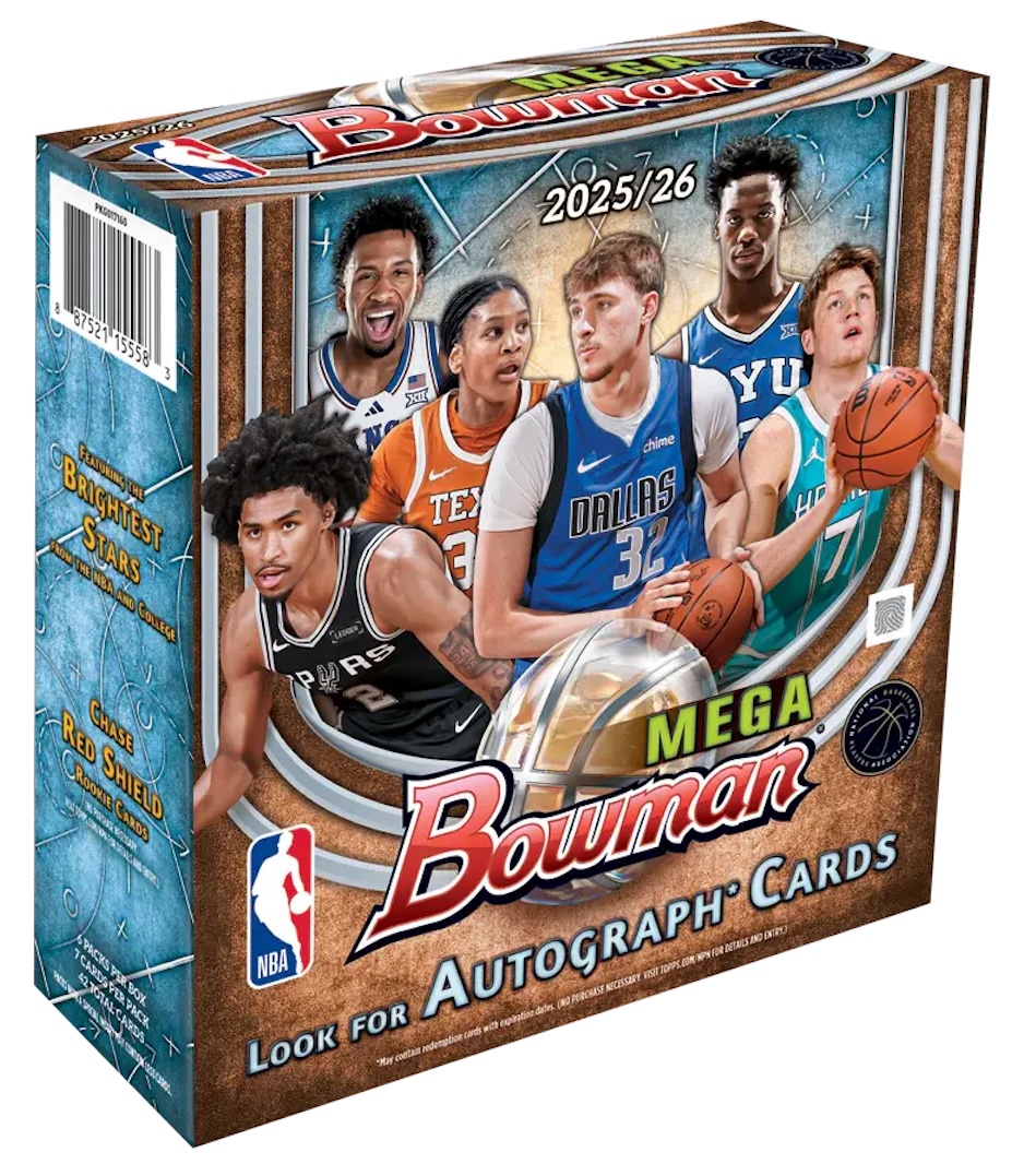 2025-26 Bowman Mega Box Basketball Checklist Guide