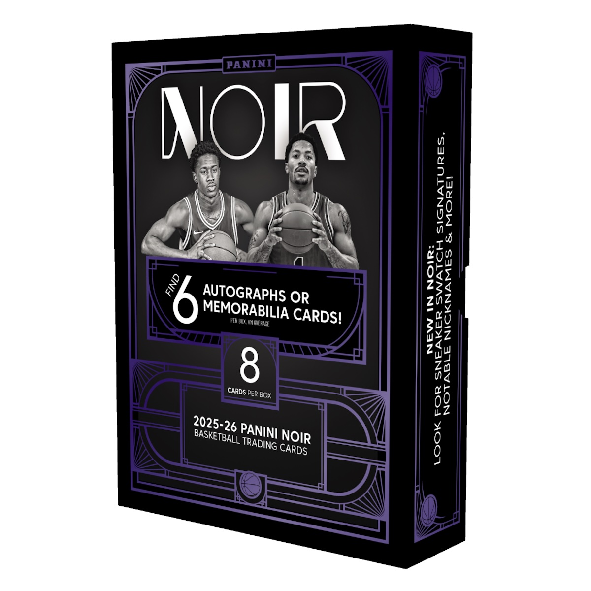 2025-26 Panini Noir Basketball Checklist, Set Details, Boxes, Guide
