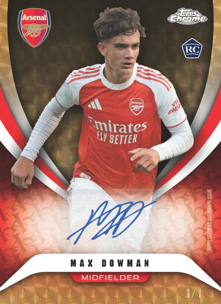 2025-26 Topps Chrome Arsenal Soccer Guide in-content 5