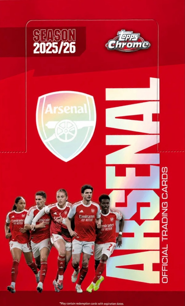 2025-26 Topps Chrome Arsenal Soccer Guide in-content 1
