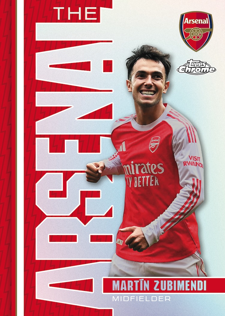 2025-26 Topps Chrome Arsenal Soccer Checklist Guide in-content 12