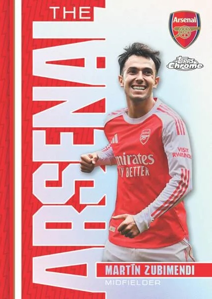 2025-26 Topps Chrome Arsenal Soccer Guide in-content 4