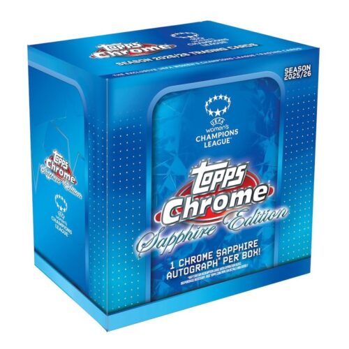 2025-26 Topps Chrome Sapphire UEFA Women’s Champions League Soccer Guide