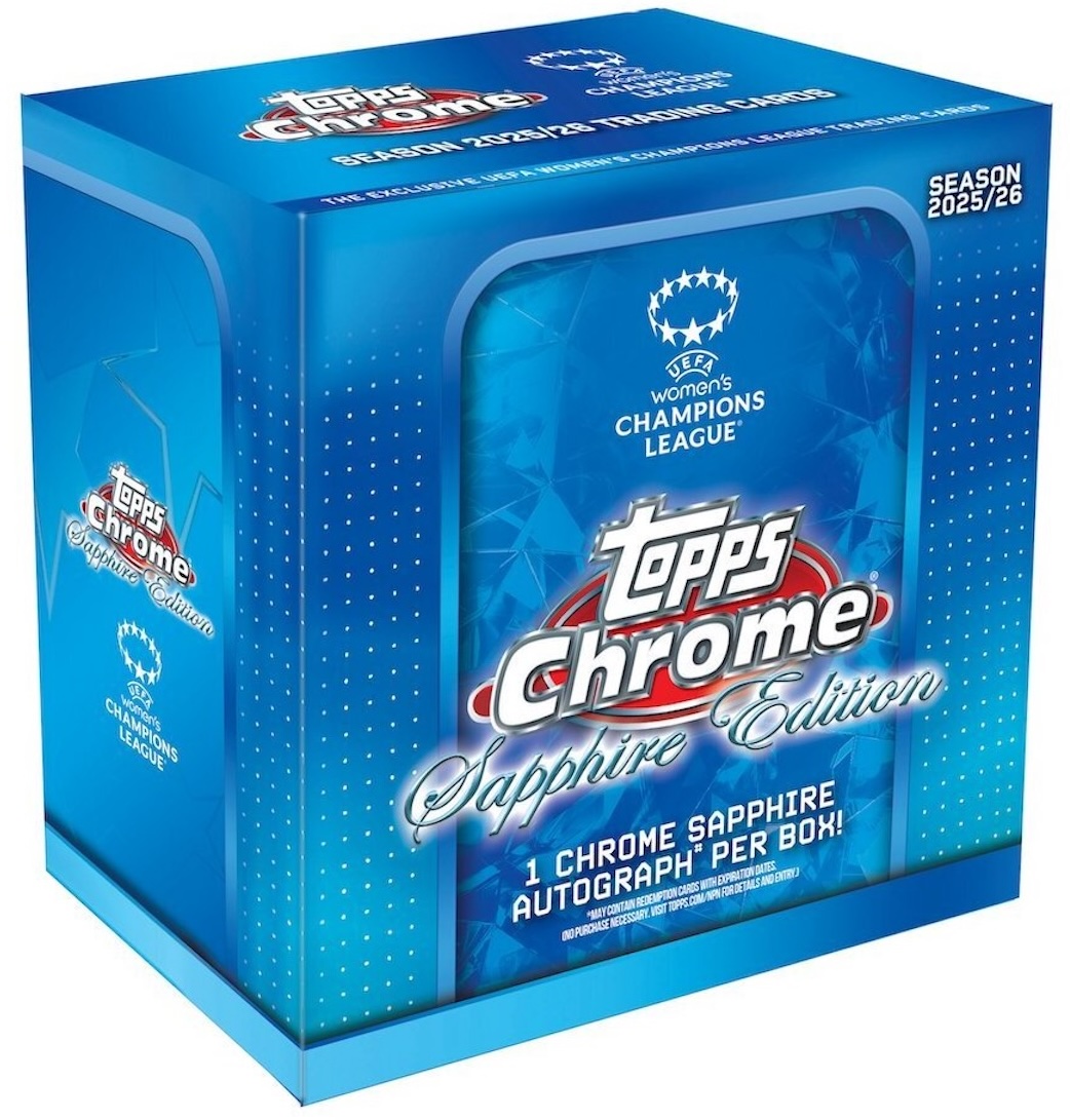 2025-26 Topps Chrome Sapphire UEFA Women’s Champions League Soccer Guide