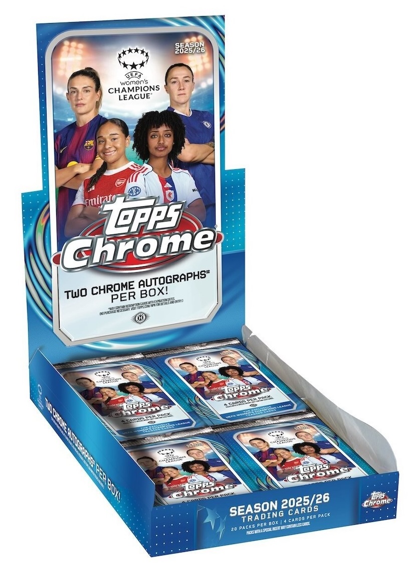 2025-26 Topps Chrome UEFA Women’s Champions League Soccer Guide