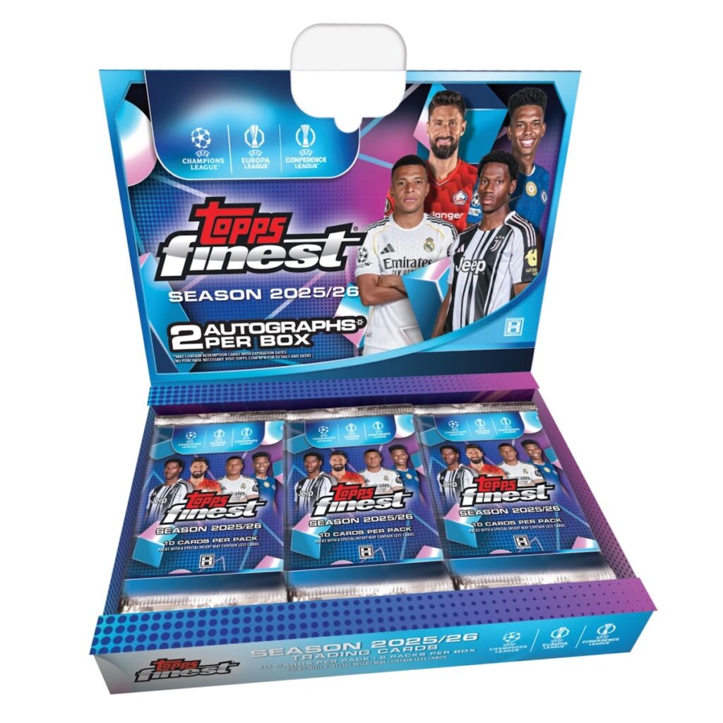 2025-26 Topps Finest UEFA Club Competitions Soccer Checklist Guide