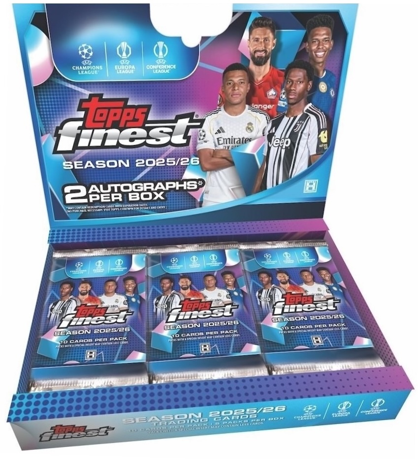 2025-26 Topps Finest UEFA Club Competitions Soccer Guide