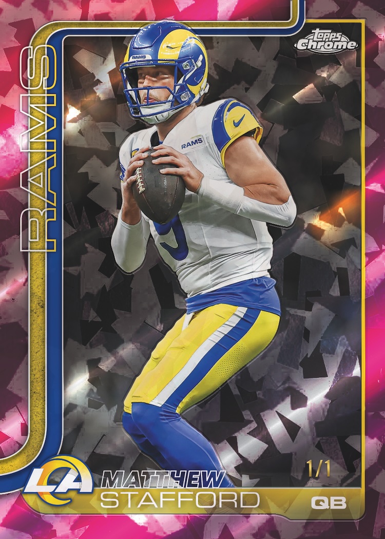 2025 Topps Chrome Sapphire Football Checklist Guide