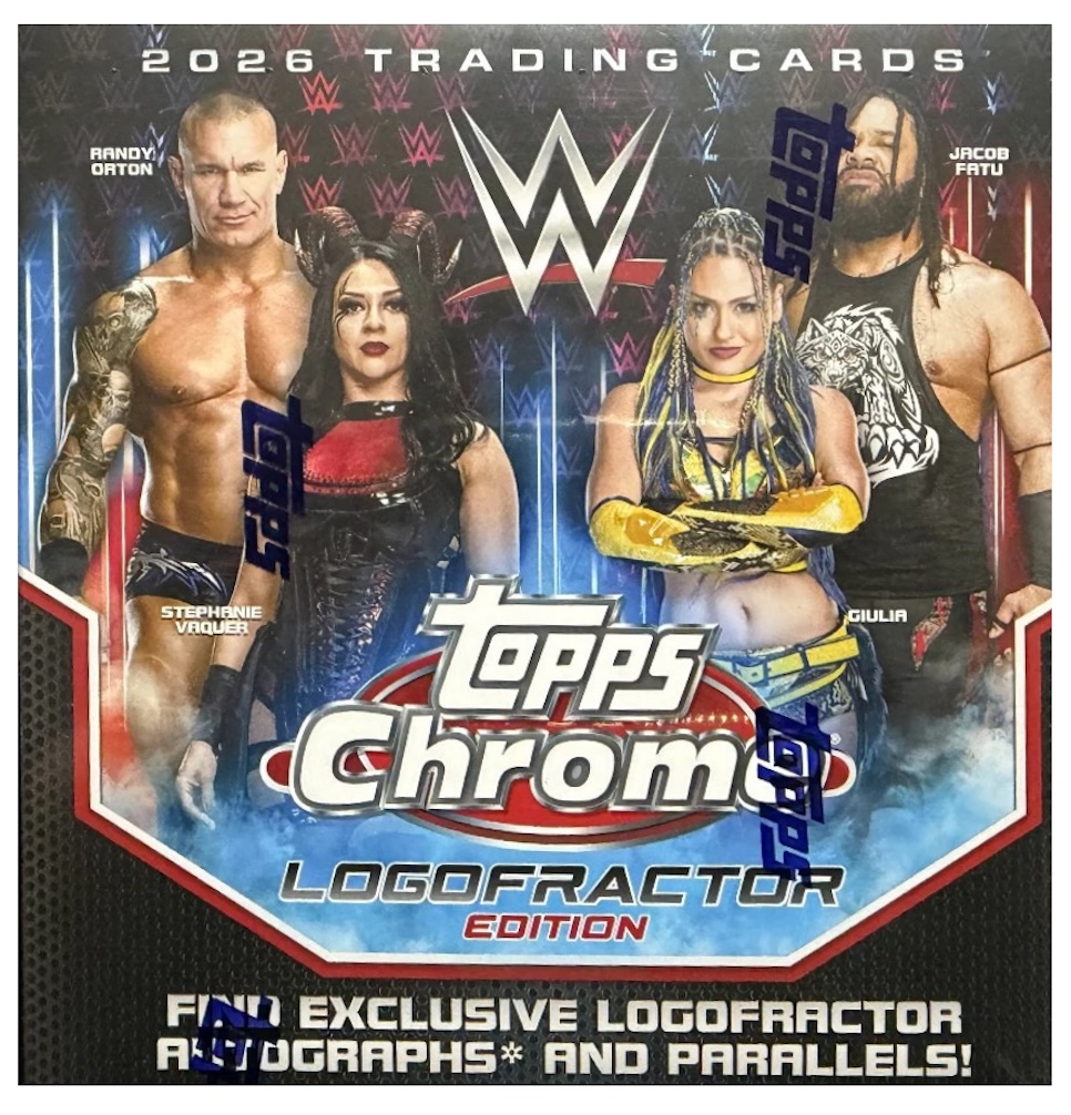2026 Topps Chrome LogoFractor WWE Wrestling Checklist Guide